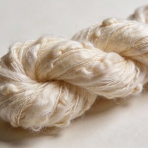 0 Count Silk Noil Yarn (White)