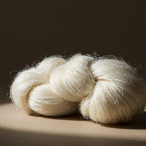 30 Count Silk Noil Yarn (White)