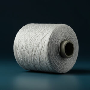 2 Ply Spun Silk Yarn Cone (White)