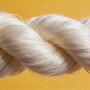 20/22 Denier ARM Mulberry Raw Silk Yarn (White)