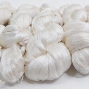 32 Ply Twisted Pure Silk Yarn (White)